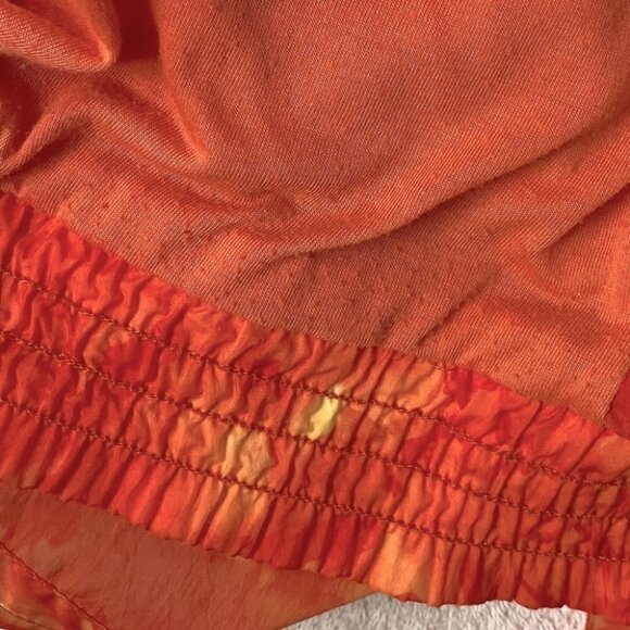 Vintage 90s Serenity Orange Full Zip Windbreaker M - Picture 8 of 10